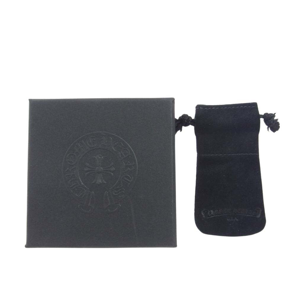CHROME HEARTS クロムハーツ(原本無) BABY CLSC DBL FLRL CRS P/D ベビークラシック リング ダブルフローラルクロス パヴェ ダイヤモンド シルバー系 8号【中古】