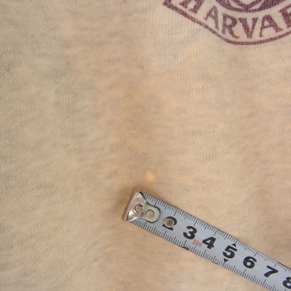 Champion チャンピオン ヴィンテージ 50s 60s 小文字ランタグ HARVARD 染込み カレッジロゴ クルー スウェット グレー系【中古】