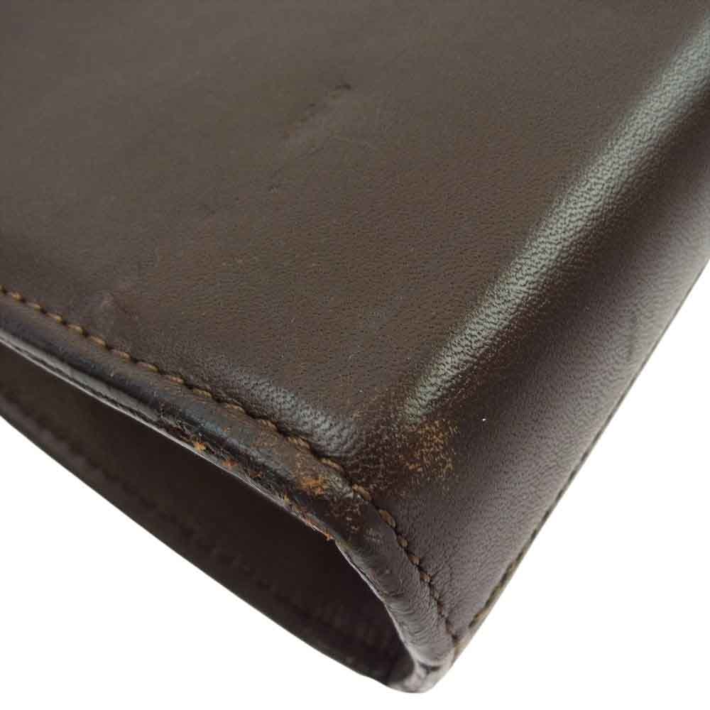 ISSEY MIYAKE イッセイミヤケ オールド MIYAKE DESIGN STUDIO レザー ブリーフケース ビジネスバッグ ブラウン系【中古】