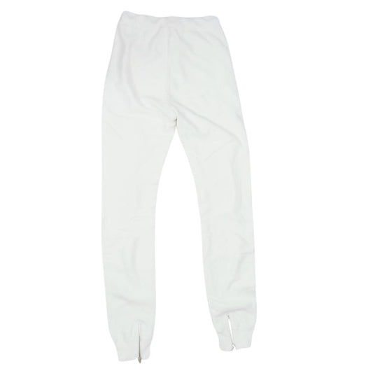 TAKAHIRO MIYASHITA The SoloIst. タカヒロミヤシタザソロイスト 117AW 裾ジップ スウェット パンツ ホワイト系 48【中古】
