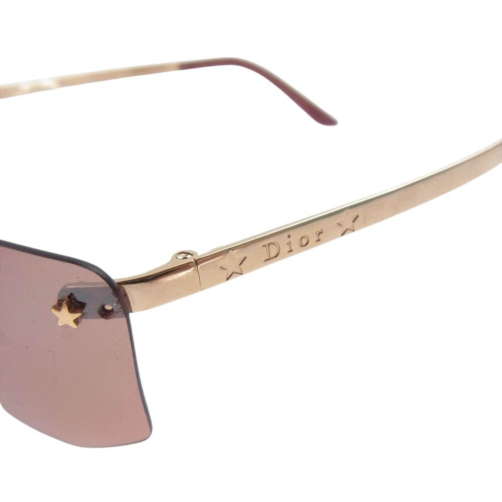 Dior ディオール 000nt スター ロゴ サングラス ブラウン ブラウン系【中古】