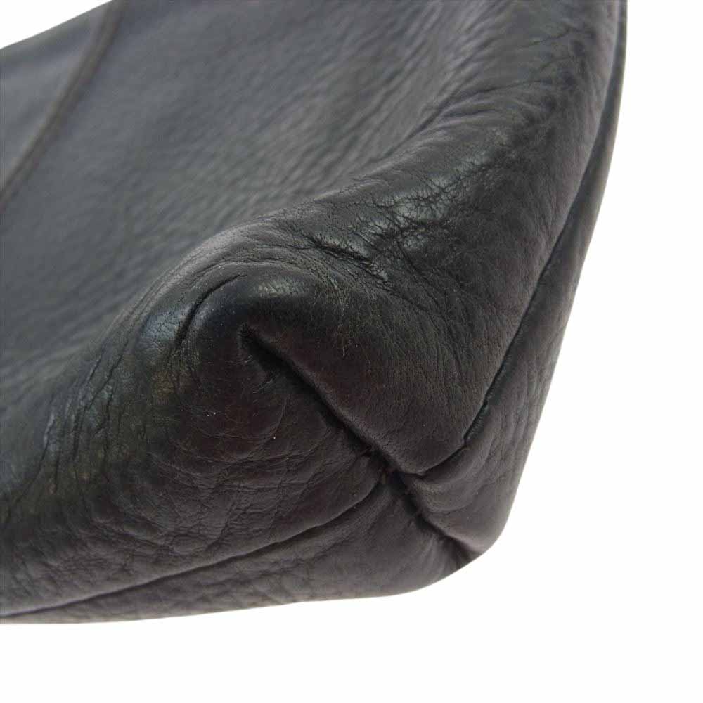 ラストクロップス Pouch MEDIUM Tigri チグリ BADALASSI CARLO社 バダラッシカルロ社 ブラック系【中古】