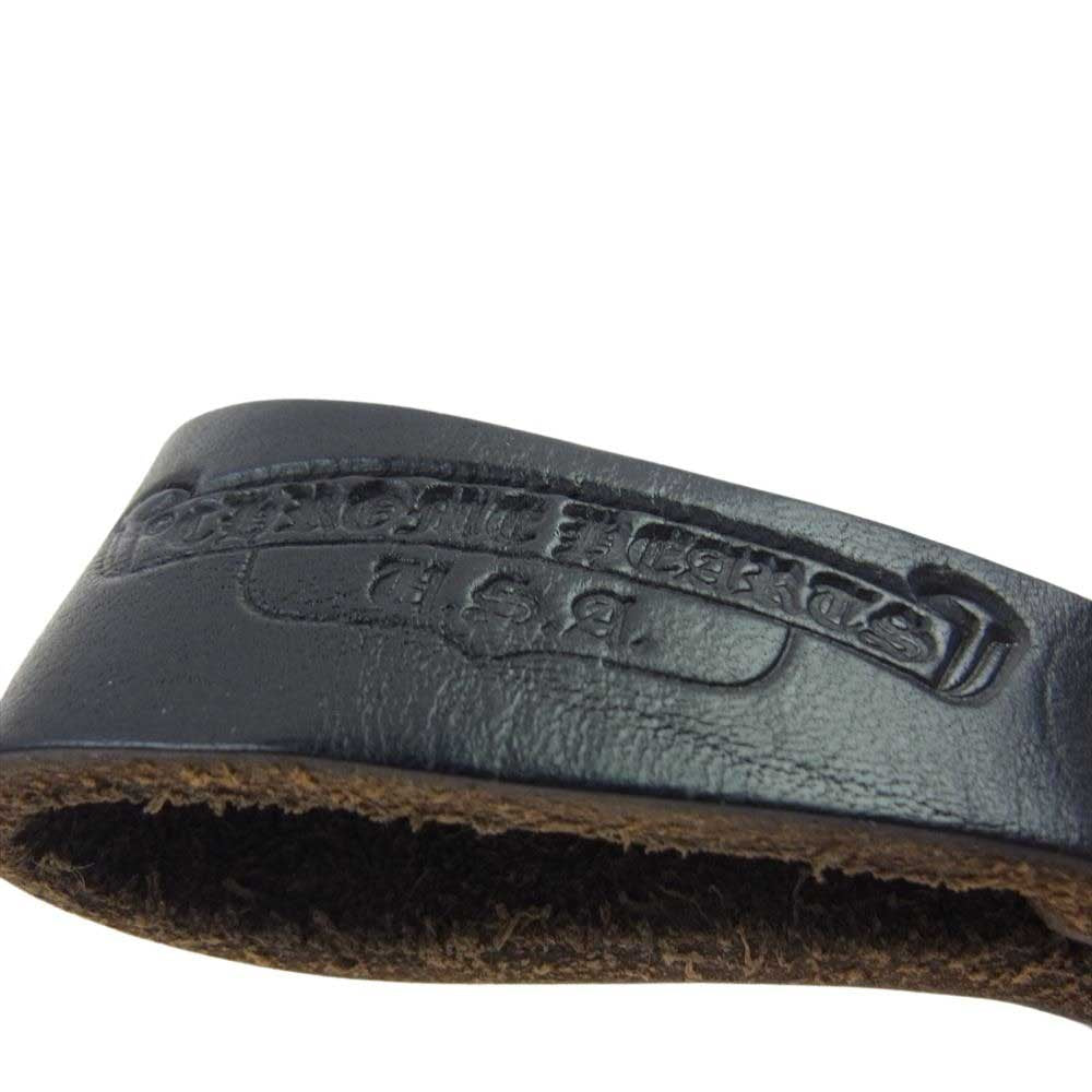 CHROME HEARTS クロムハーツ(原本無) BELT LOOP ケルティック ボタン ベルト ループ ブラック系【中古】
