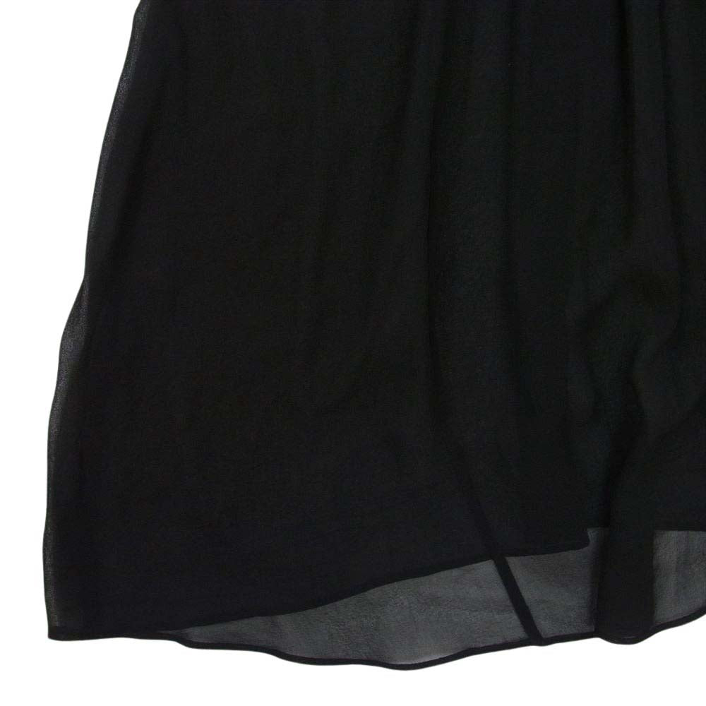 MARC BY MARC JACOBS マークバイマークジェイコブス シルク100% シースルー シルクシフォン シアー ワンピース ブラック系 6【中古】