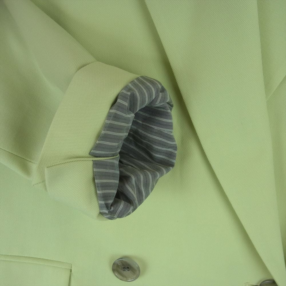 ACNE STUDIOS アクネストゥディオズ 国内正規品 FN-WN-SUIT000222 ダブルブレスト テーラード ジャケット イエロー系 LIGHT YELLOW 34【中古】