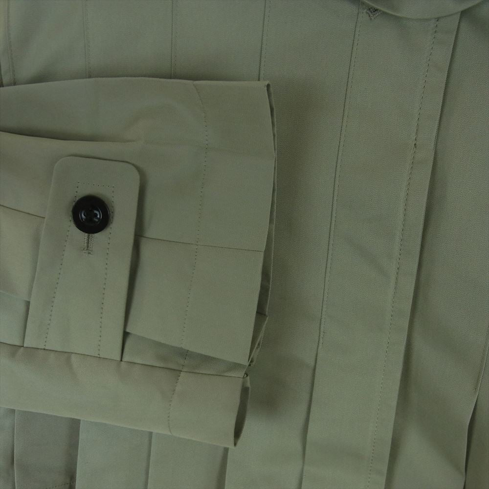 Sacai サカイ 23SS 23-06439 Cotton Gabardine Blouson コットン ギャバジン タック ジャケット グレー系 1【中古】
