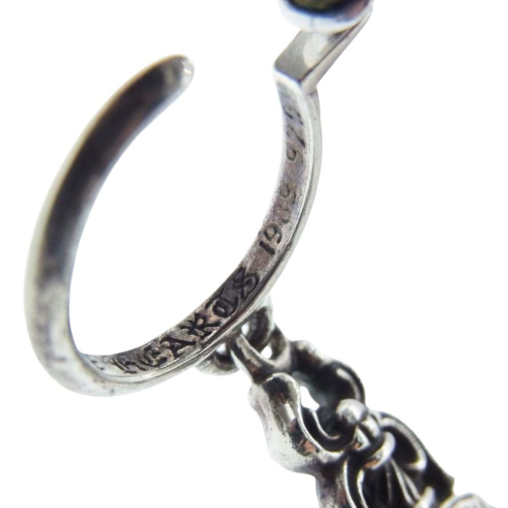 CHROME HEARTS クロムハーツ(原本無) No5 DAGGER #5 ダガーフープ ピアス シルバー系【中古】