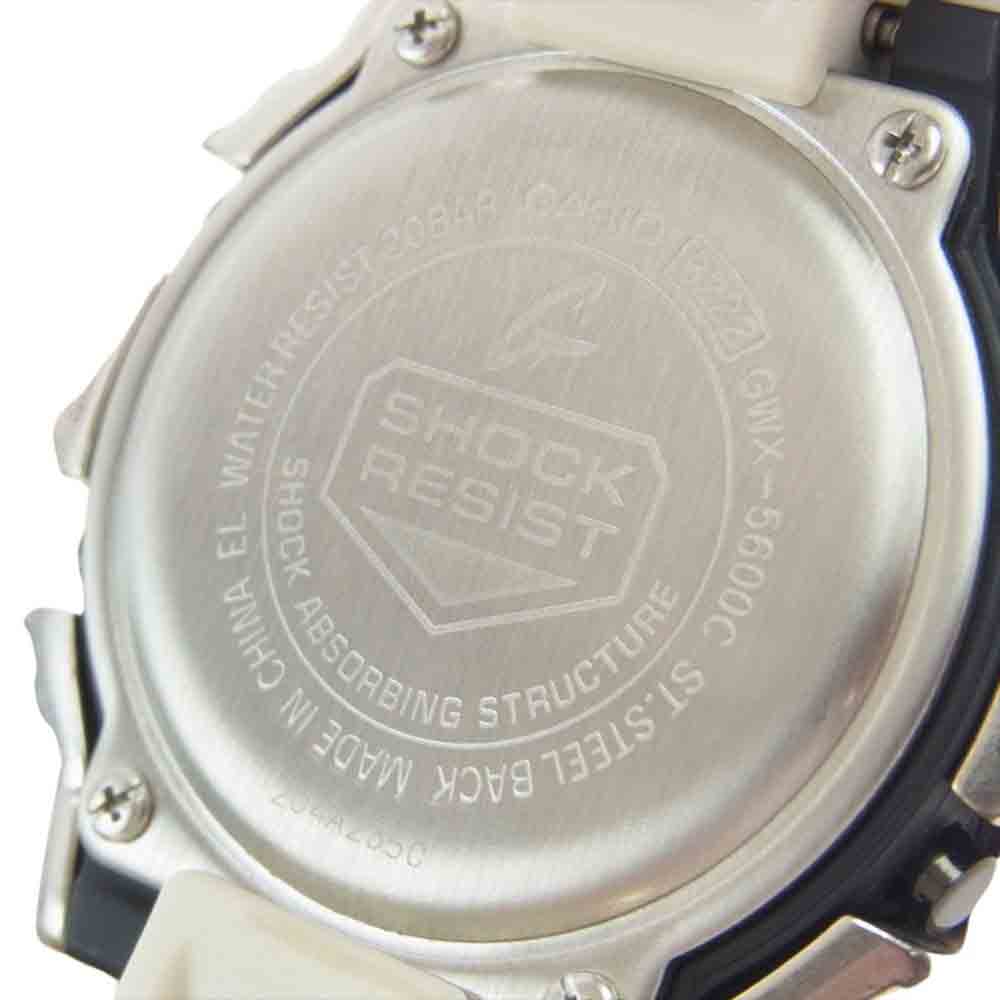 G-SHOCK ジーショック GWX-5600C カスタム デジタル 電波ソーラー 腕時計 ウォッチ ホワイト系 シルバー系【中古】