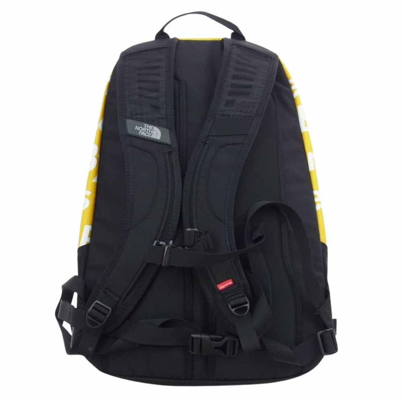 Supreme シュプリーム 15AW × The North Face Base Camp Crimp Backpack ザ ノース フェイス バイ  エニー ミーンズ ベース キャンプ バックパック イエロー系【中古】