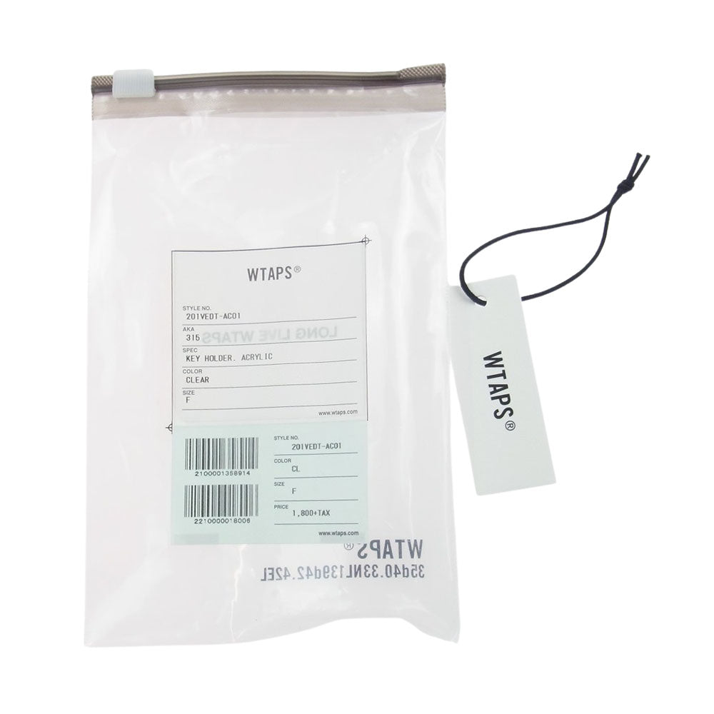 WTAPS ダブルタップス 201VEDT-AC01 KEY HOLDER ACRYLIC 315 CLEAR アクリル キーホルダー クリア系【中古】