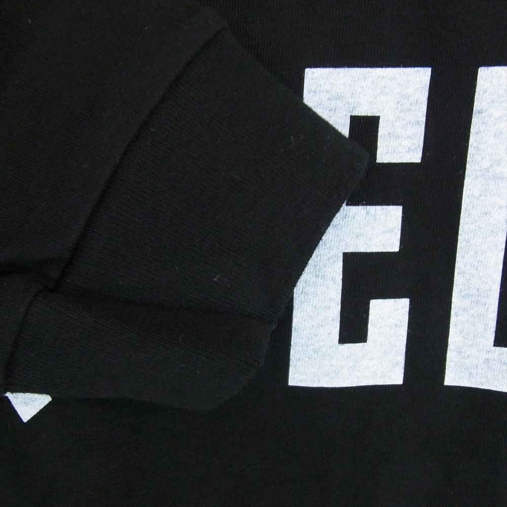 シークエル 22SS SQ-22SS-LT-01 LS T-SHIRT ロゴ 長袖 Tシャツ ブラック系 XL【極上美品】【中古】