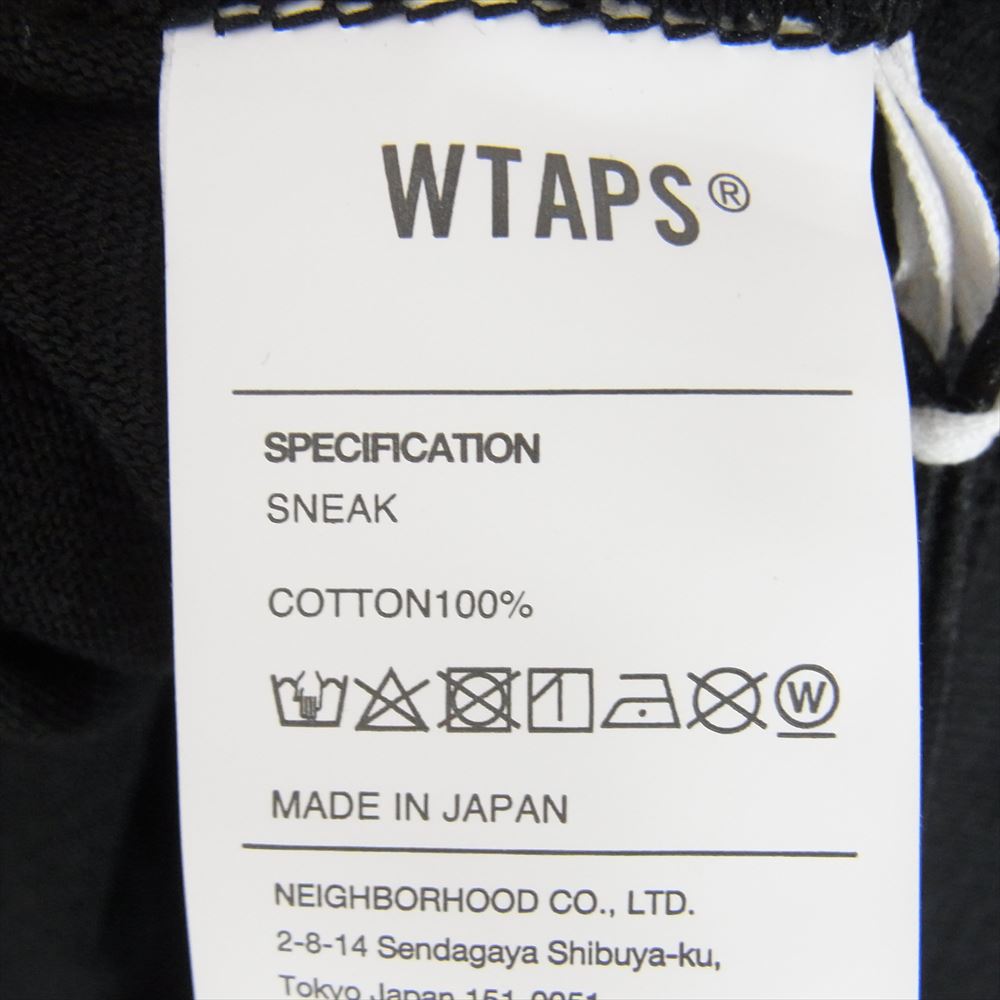 WTAPS ダブルタップス 22SS 221ATDT-STM03S MOON&STAR ムーン&スター ショート スリーブ 半袖 Tシャツ ブラック系 X02【美品】【中古】