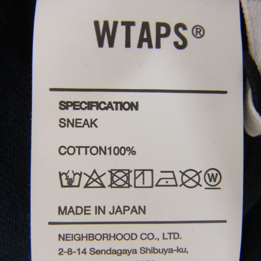 WTAPS ダブルタップス 23SS 231ATDT-STM09S LLW LONG LIVE WTAPS スクリーン プリント 半袖 Tシャツ ネイビー系 X02【美品】【中古】