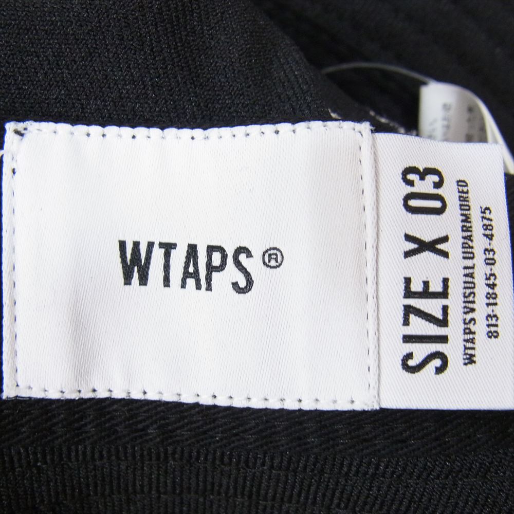 WTAPS ダブルタップス 23SS 231HCDT-HT02 HAT POLY TWILL WUT URBAN TERRITORY HAT ポリ ツイル バケット ハット ブラック系 X03【美品】【中古】