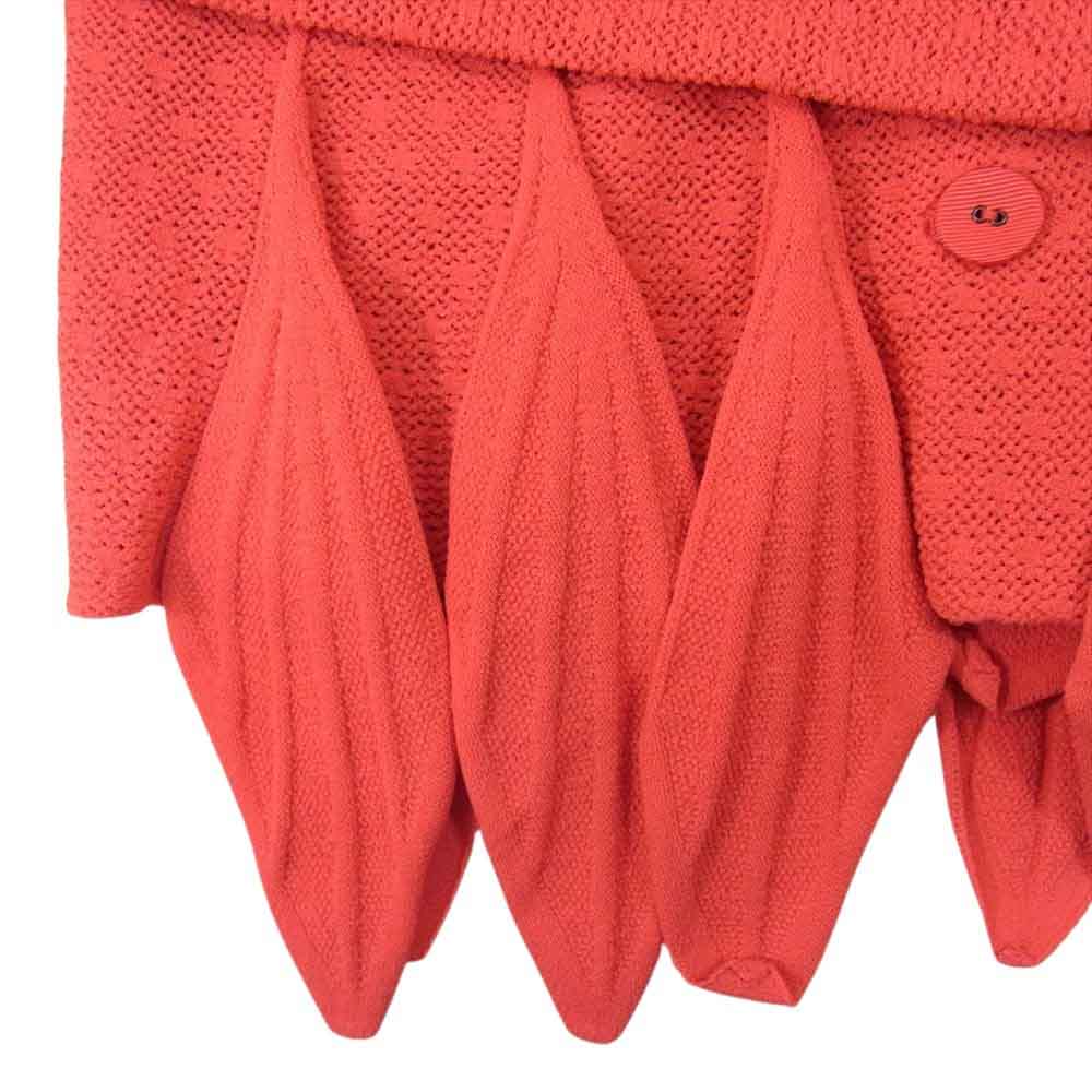 HIROKO KOSHINO ヒロコ・コシノ フリンジ カーディガン レッド系 40【中古】