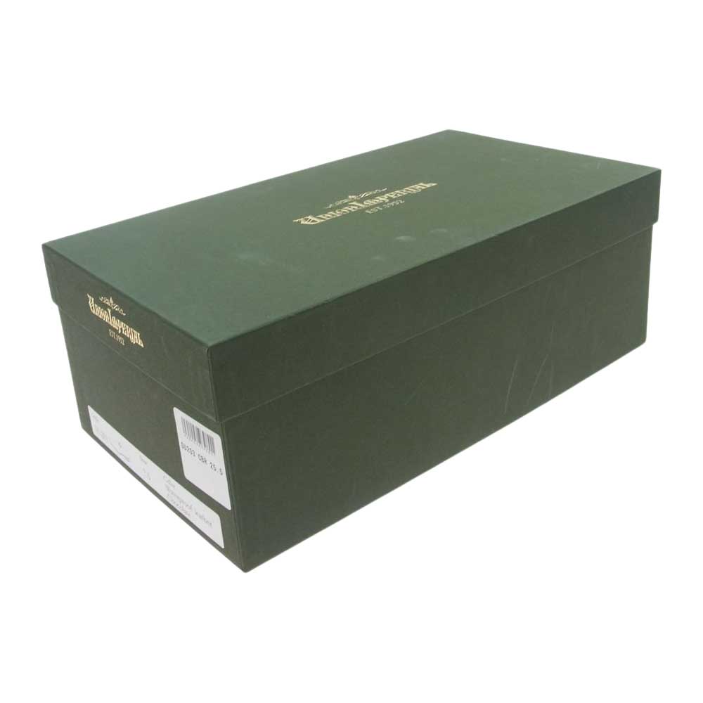 ユニオンロイヤル US203 撥水なめし革 Water proof leather レザー シングル モンク ストラップ シューズ ブラウン系 7.5【中古】