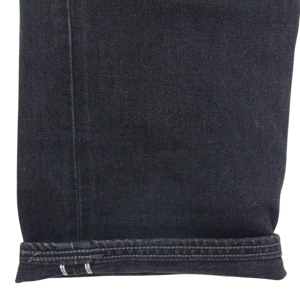 ウエストライド ブラックデニム パンツ ジーンズ ブラック系 33【中古】