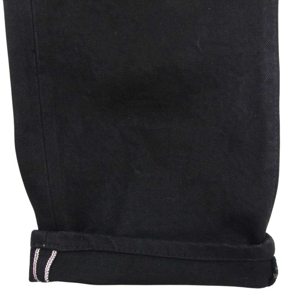 エイトジー Lot.401 ナローストレート ブラックデニム パンツ ジーンズ ブラック系 33【中古】