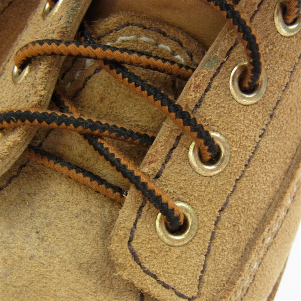 LONE WOLF ロンウルフ LW01845 TRUCKER BOOTS VIBRAM SOLE トラッカー ブーツ ベージュ スエード ベージュ系 8【中古】