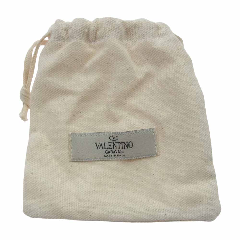VALENTINO ヴァレンティノ ガラヴァーニ ロックスタッズ レザー ブレスレット ブラック系【中古】