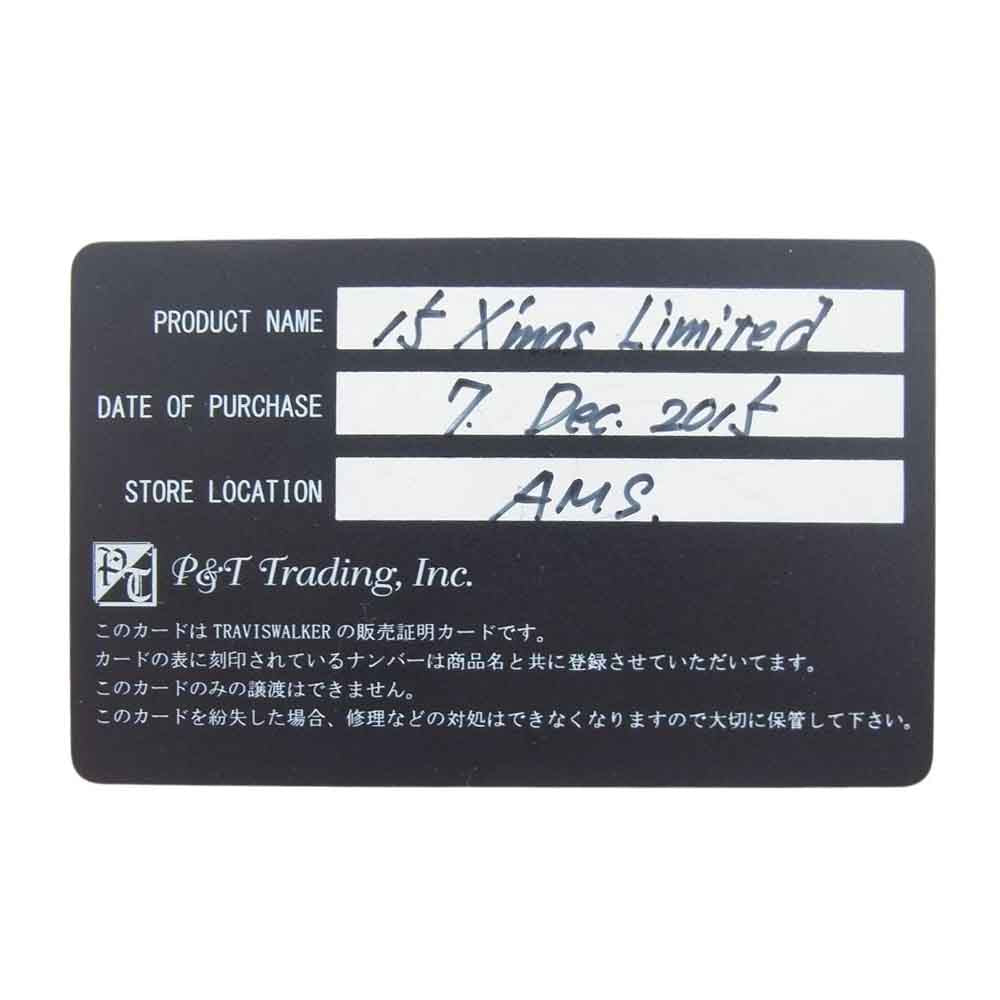 TRAVIS WALKER トラヴィスワーカー 販売証明書カード付き ガーゴイル Tバー レザー ブレスレット ブラック系【中古】