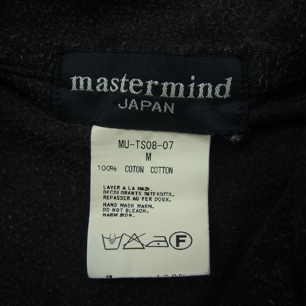 mastermind JAPAN マスターマインドジャパン MU-TS08-07 バックロゴ刺繍 スカル刺繍 半袖 ポロシャツ ブラウン系 M【中古】