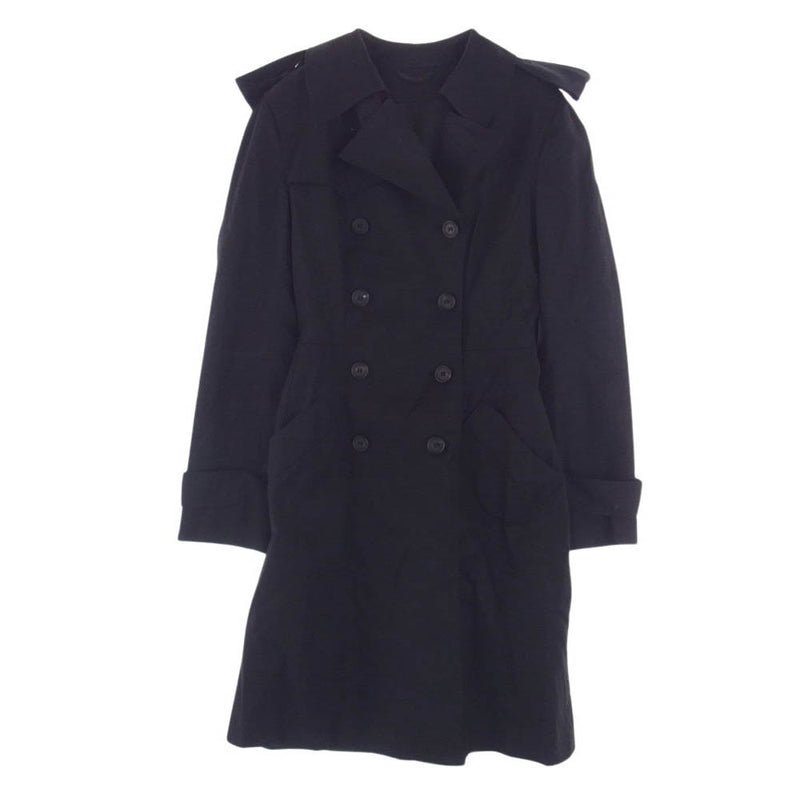 PRADA プラダ 0000ET-C0081-00002 280186 Trench coat トレンチコート ブラック系 38【中古】