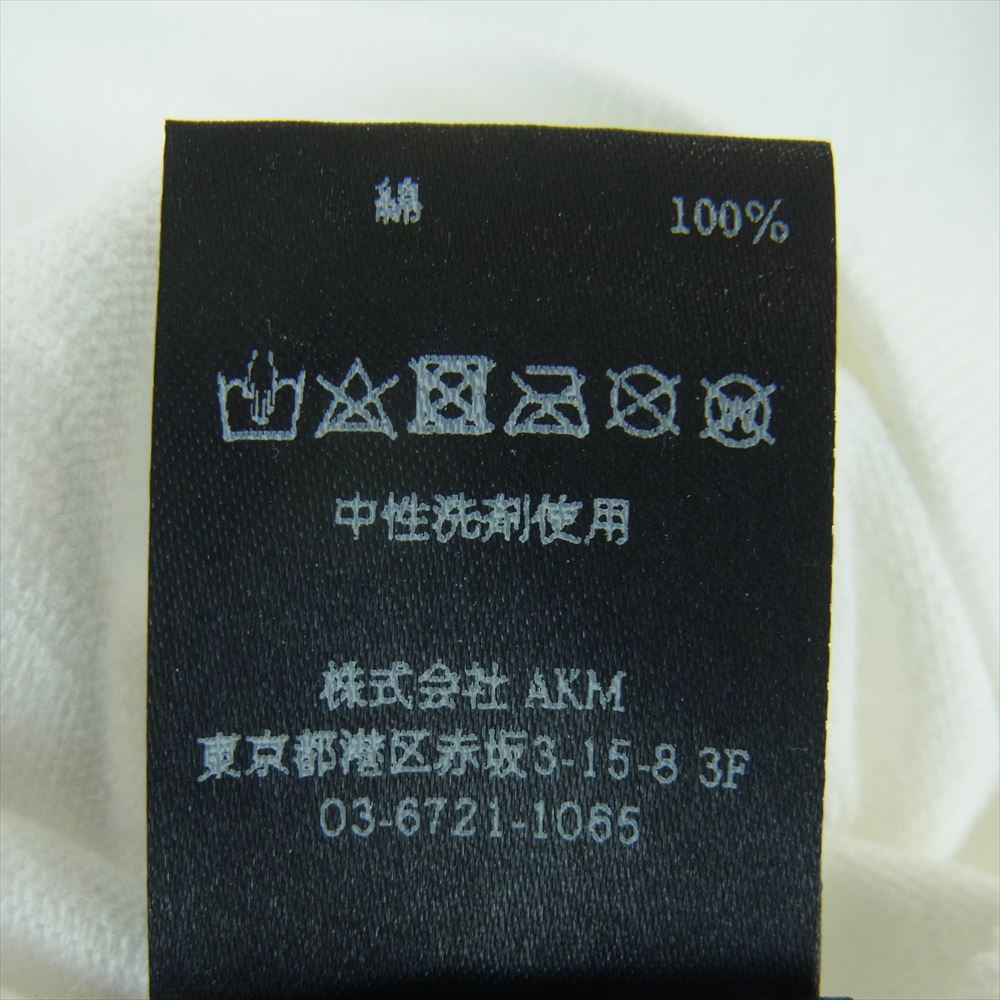 1piu1uguale3 ウノピュウノウグァーレトレ MRT261 CTN055 NAGOYA LIMITED SWAROVSKI V-NECK 名古屋限定 リミテッドエディション スワロフスキー Vネック 半袖 Tシャツ カットソー ホワイト系 6【中古】