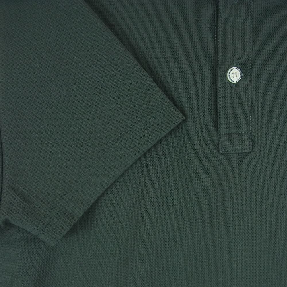 1piu1uguale3 ウノピュウノウグァーレトレ GRT165 PCT031 GOLF ゴルフ S/S POLO BACK TAPE LOGO バックテープロゴ 半袖 ポロシャツ グレー系 緑がかったグレー系 3【美品】【中古】