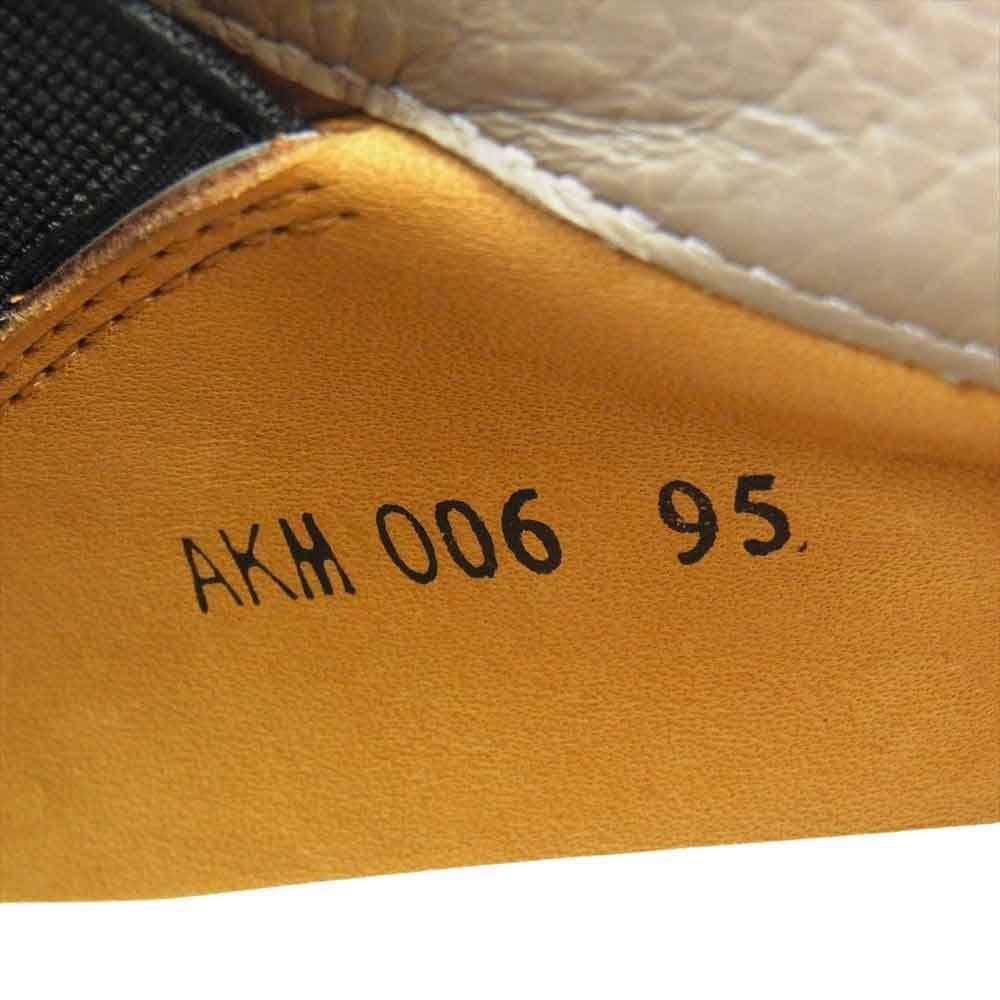 1piu1uguale3 ウノピュウノウグァーレトレ AKM006 WING TIP SNEAKER アクティブソール レザー ローカット スニーカー スリッポン シューズ ベージュ系【中古】