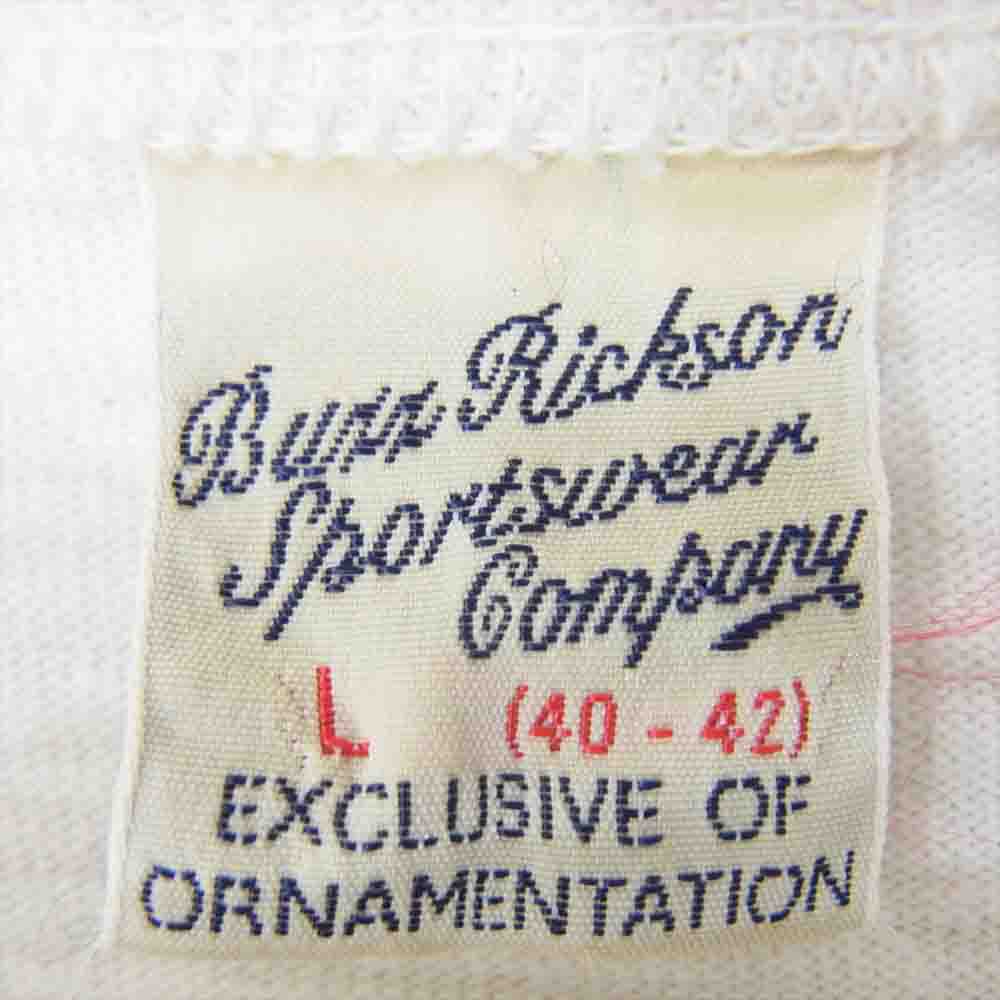 Buzz Rickson's バズリクソンズ OKINAWA SHIMA バックプリント 半袖 Tシャツ ホワイト系 L【中古】