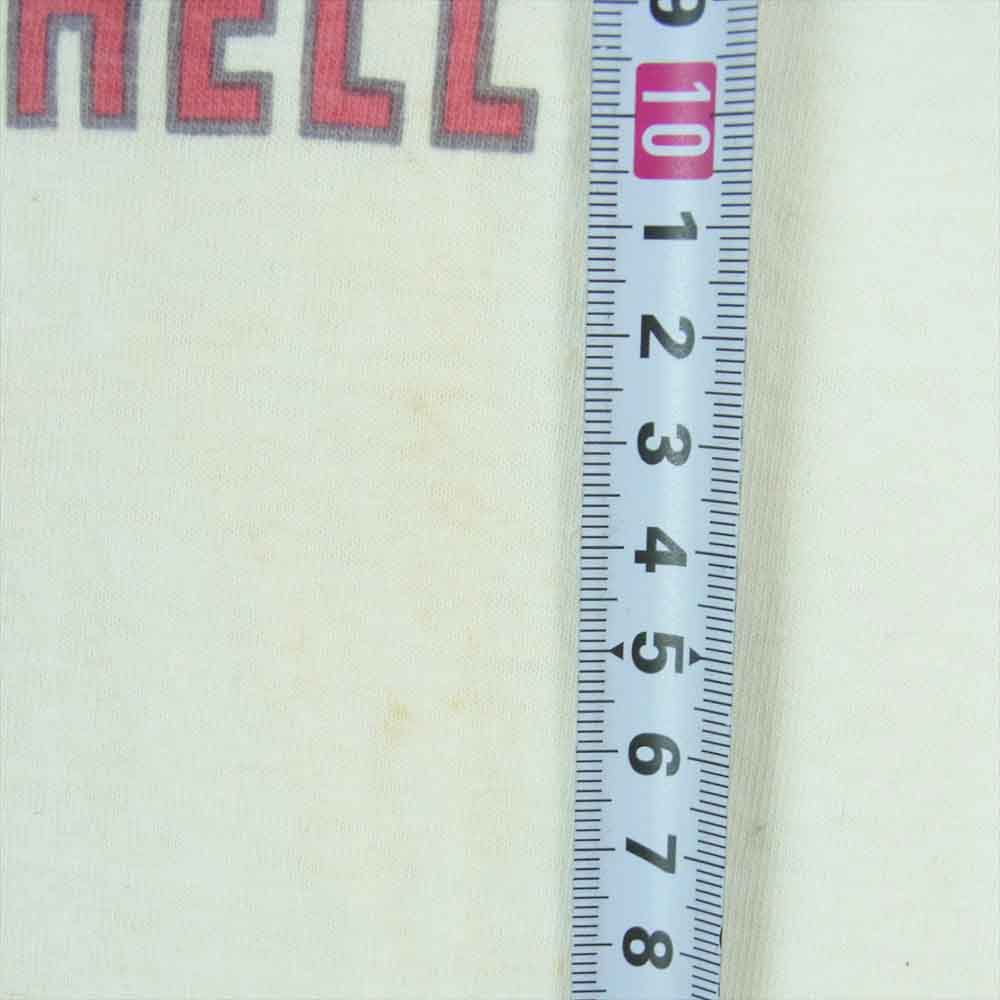 ダブルワークス PARATROOPER BORN TO RAISE HELL プリント 半袖 Tシャツ オフホワイト系 M【中古】