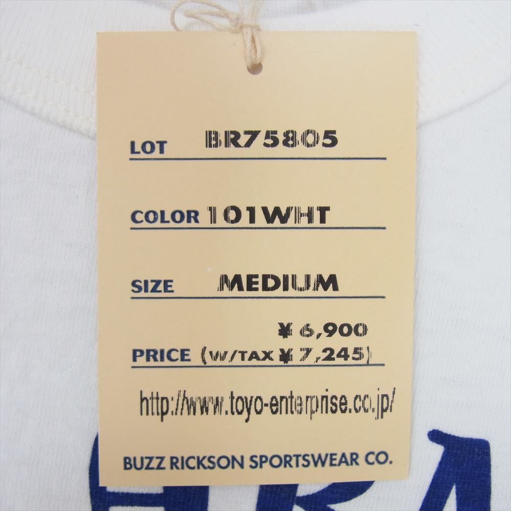 Buzz Rickson's バズリクソンズ USAF ANDREWS FIELD MD プリント Tシャツ ホワイト系 M【新古品】【未使用】【中古】