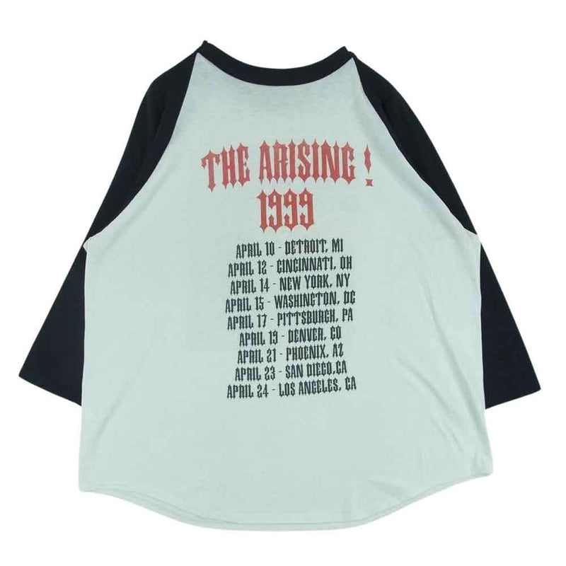 ヴィンテージ 90s SMASHING THE PUMPKINS スマッシング パンプキンズ ラグラン Tシャツ ホワイト系 ブラック系  サイズ表記なし【中古】