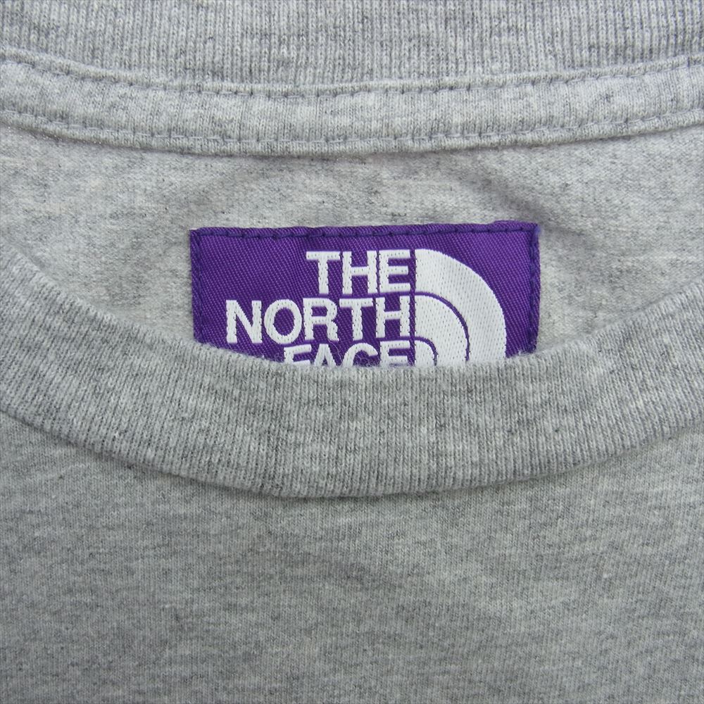 THE NORTH FACE ノースフェイス NT3753N PURPLELABEL 7oz H/S Pocket TEE Tシャツ グレー系 L【中古】