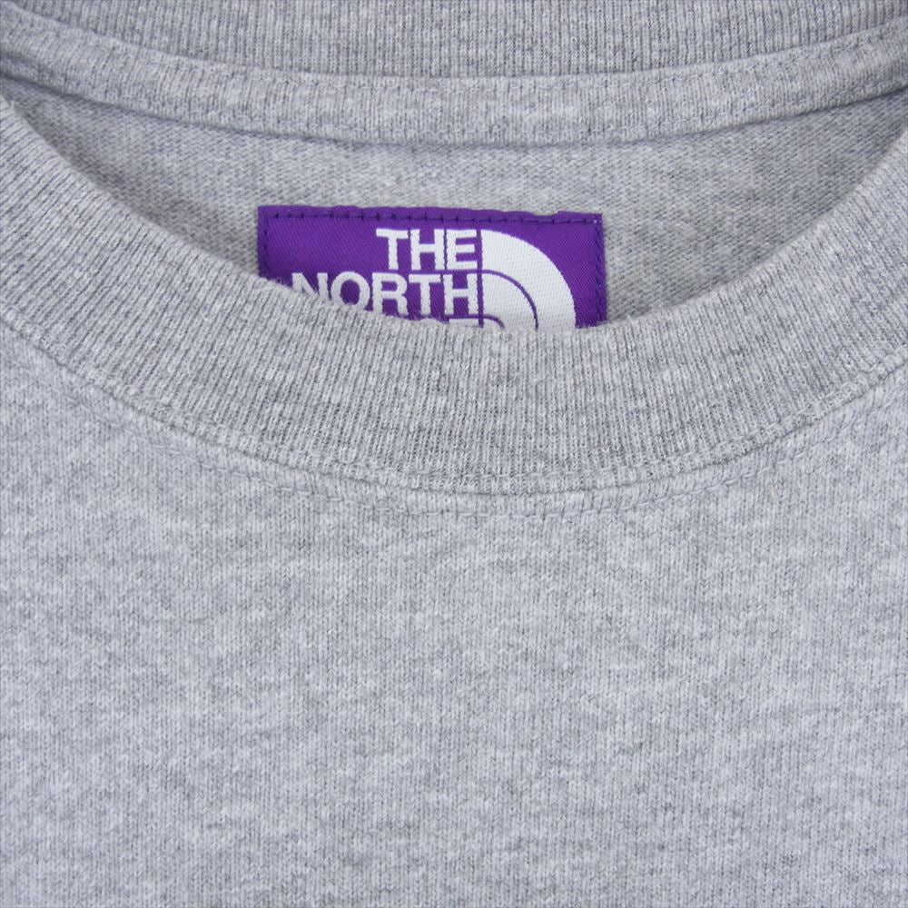 THE NORTH FACE ノースフェイス NT3760N PURPLELABEL 8oz H/S Pocket TEE Tシャツ グレー系 M【中古】
