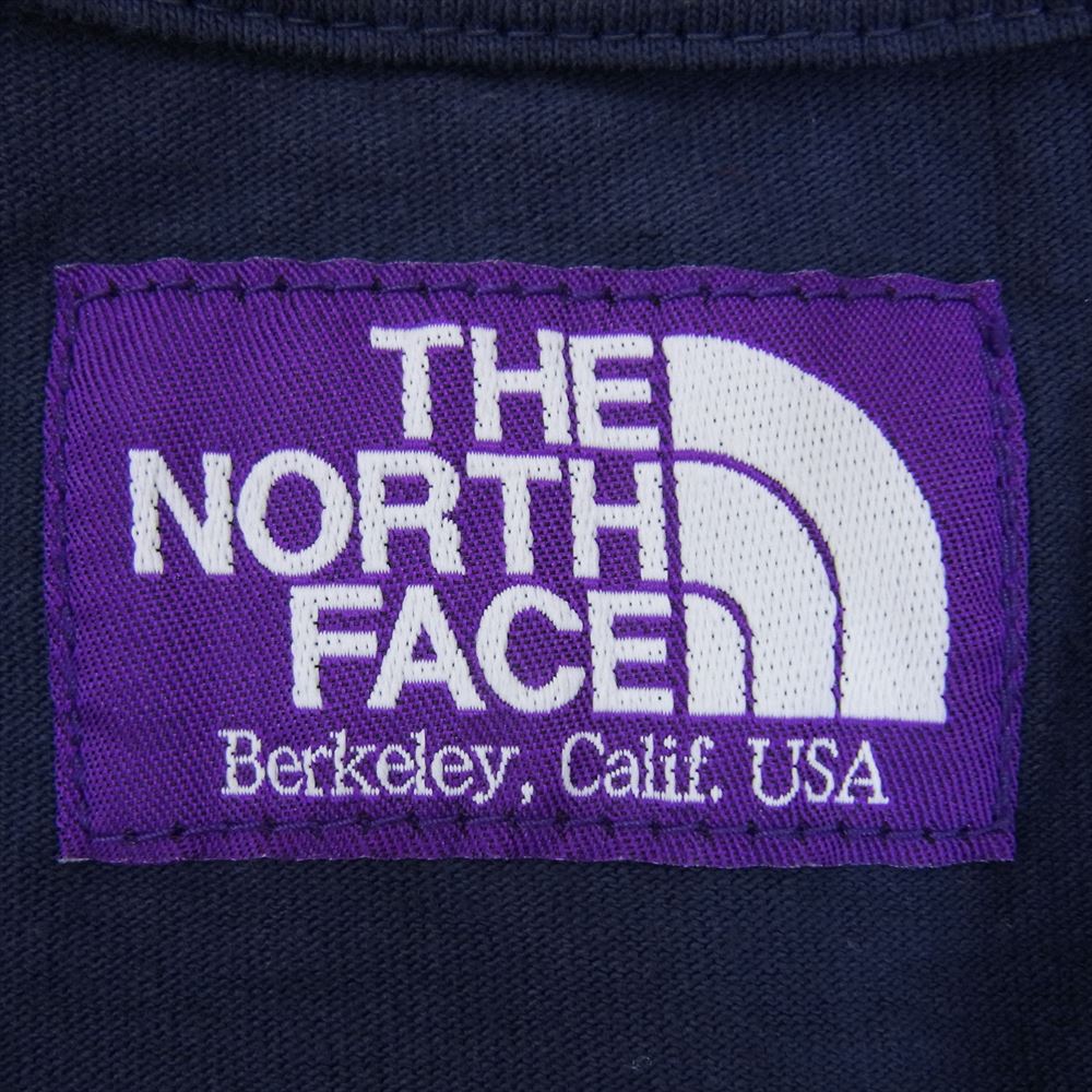 THE NORTH FACE ノースフェイス NT3753N PURPLELABEL 7oz H/S Pocket TEE Tシャツ ネイビー系 L【中古】