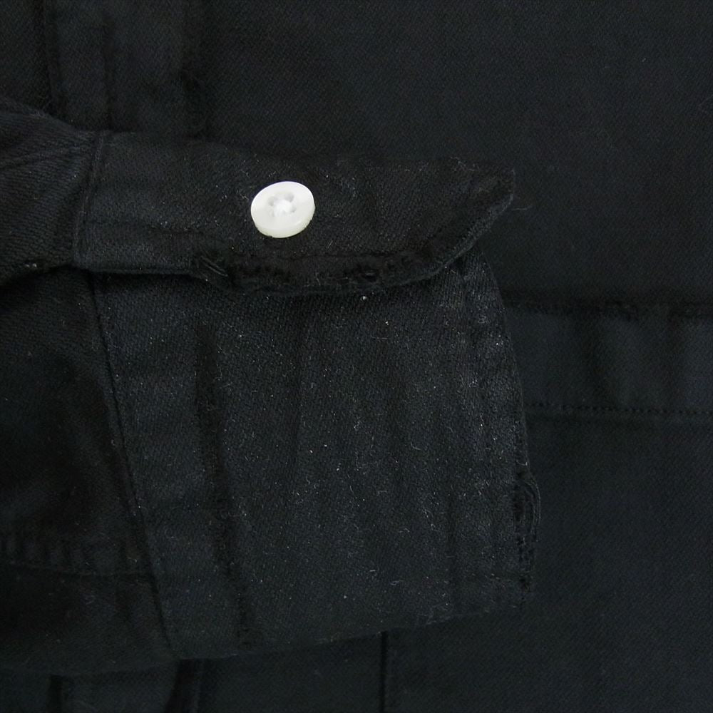 フランク&エイリーン 2920700317 SP LUKE ダメージ加工 カットオフ コットン 長袖 シャツ ブラック系 S【中古】