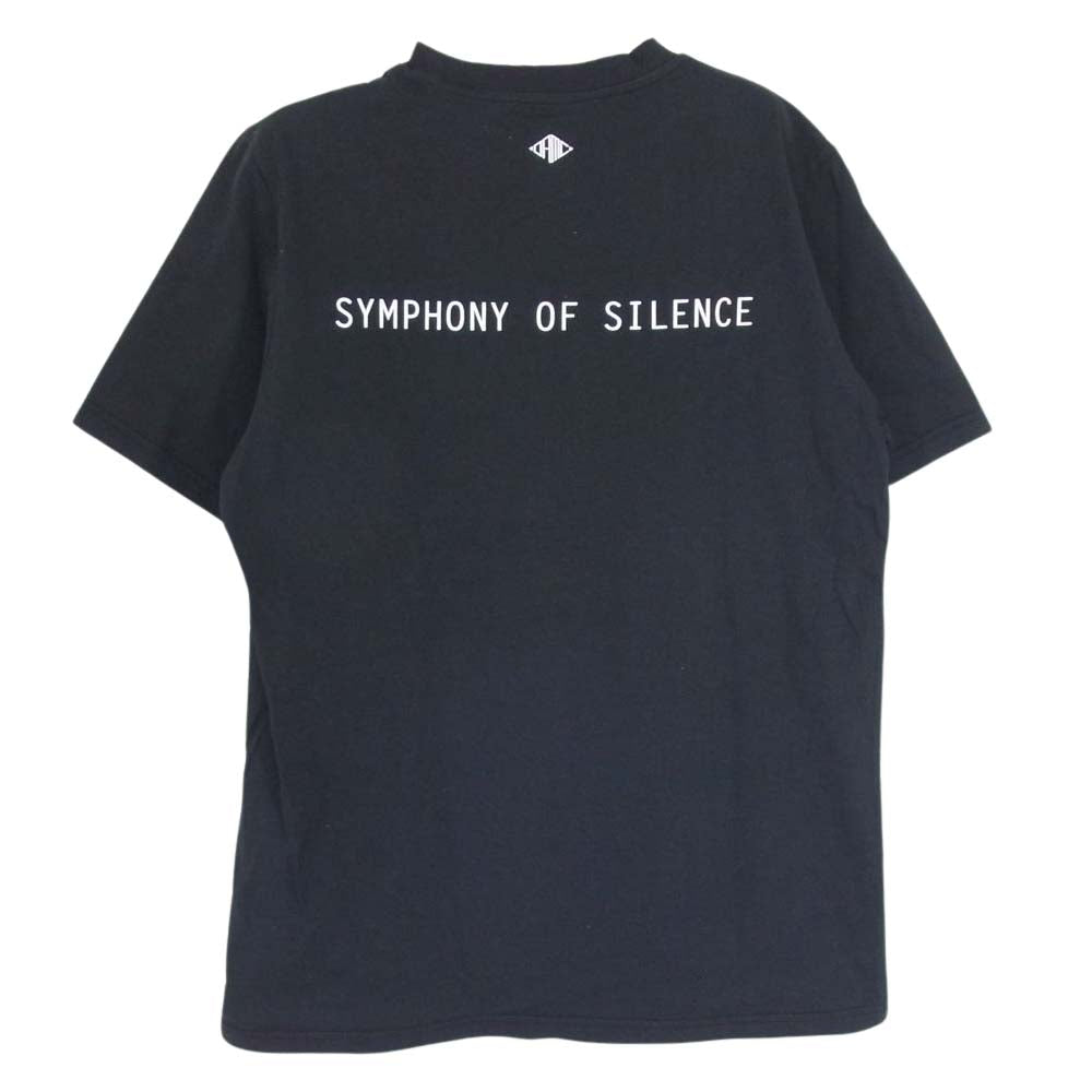 OAMC I024496 Symphony Of Silence Biggie Tshirt ロゴ バックプリント 半袖 クルーネック Tシャツ ブラック系 XS【中古】