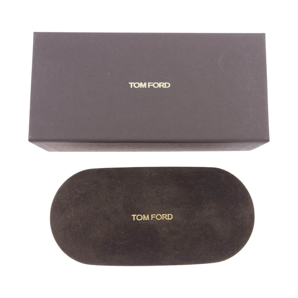 TOM FORD トムフォード TF9257 アジアンフィット ウェリントン型 アイウェア 眼鏡 サングラス ブラック系 54□19 140【中古】