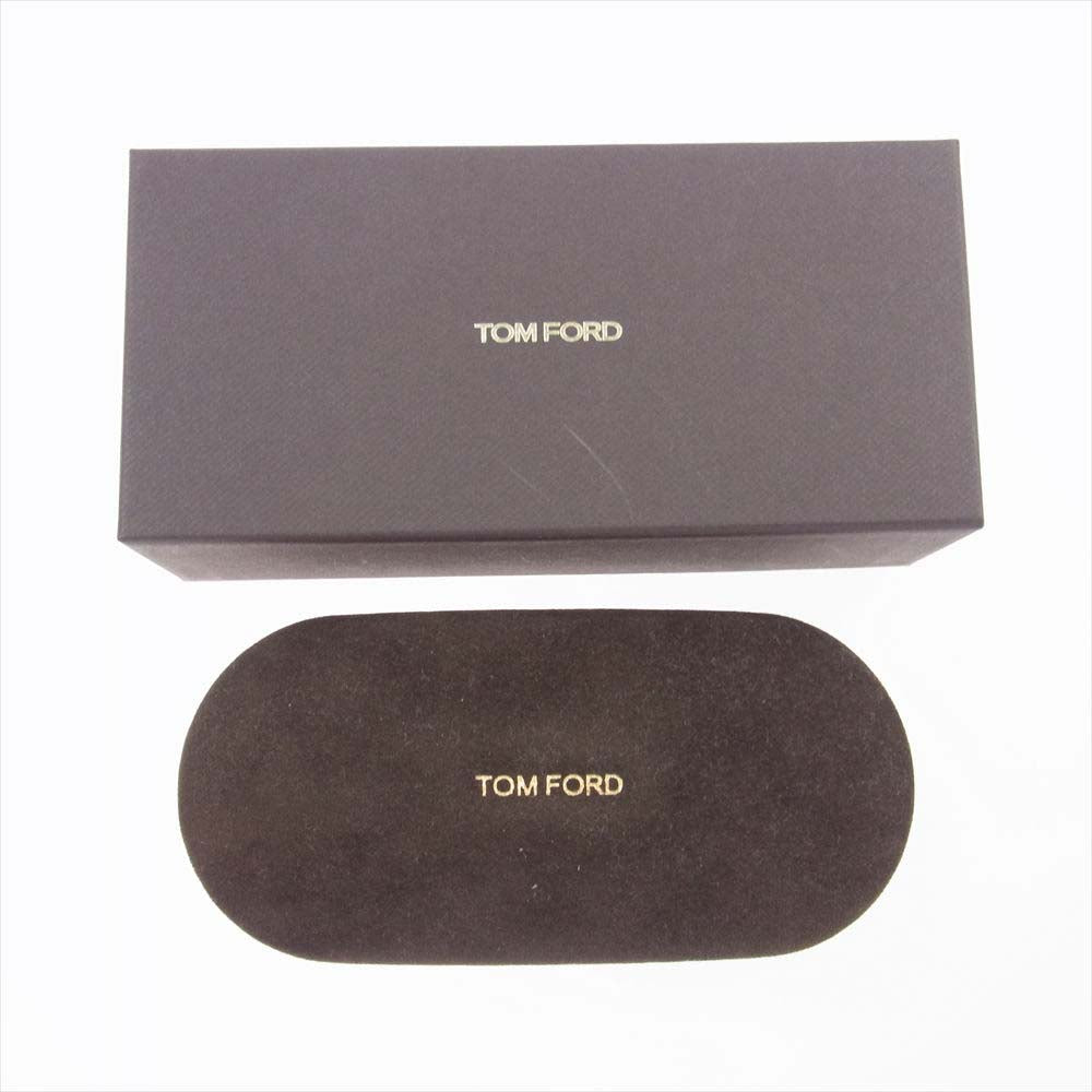 TOM FORD トムフォード TF5858-D-B アジアンフィット ウェリントン型 アイウェア 眼鏡 サングラス ブラック系 49□21 145【中古】