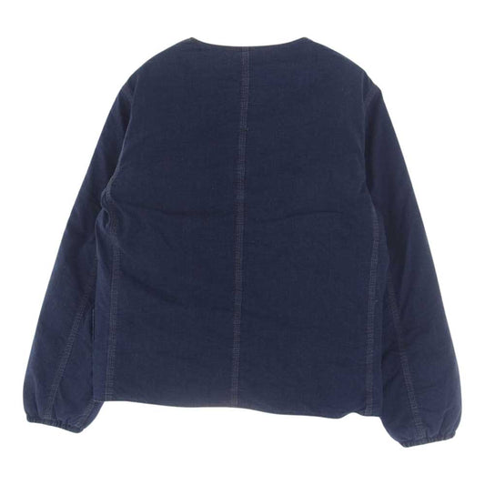 RRL ダブルアールエル 中綿 ノーカラー デニム エンジニア ジャケット S/P【中古】