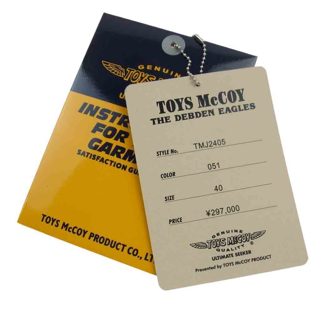 TOY'S McCOY トイズマッコイ TMJ2405 TYPE A-2 EAGLE SQUADRON SHANGRI-LA ホースハイド レザー フライト ジャケット ダークブラウン系 40【新古品】【未使用】【中古】
