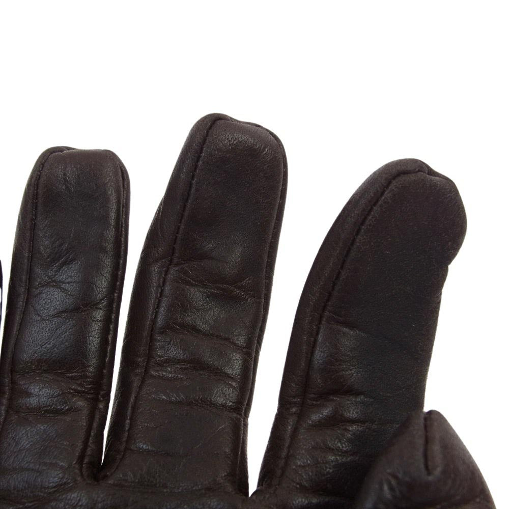 FREEWHEELERS フリーホイーラーズ SLIP-ON WINTER UTLITY GLOVES レザー グローブ 手袋 ブラウン系 M【中古】