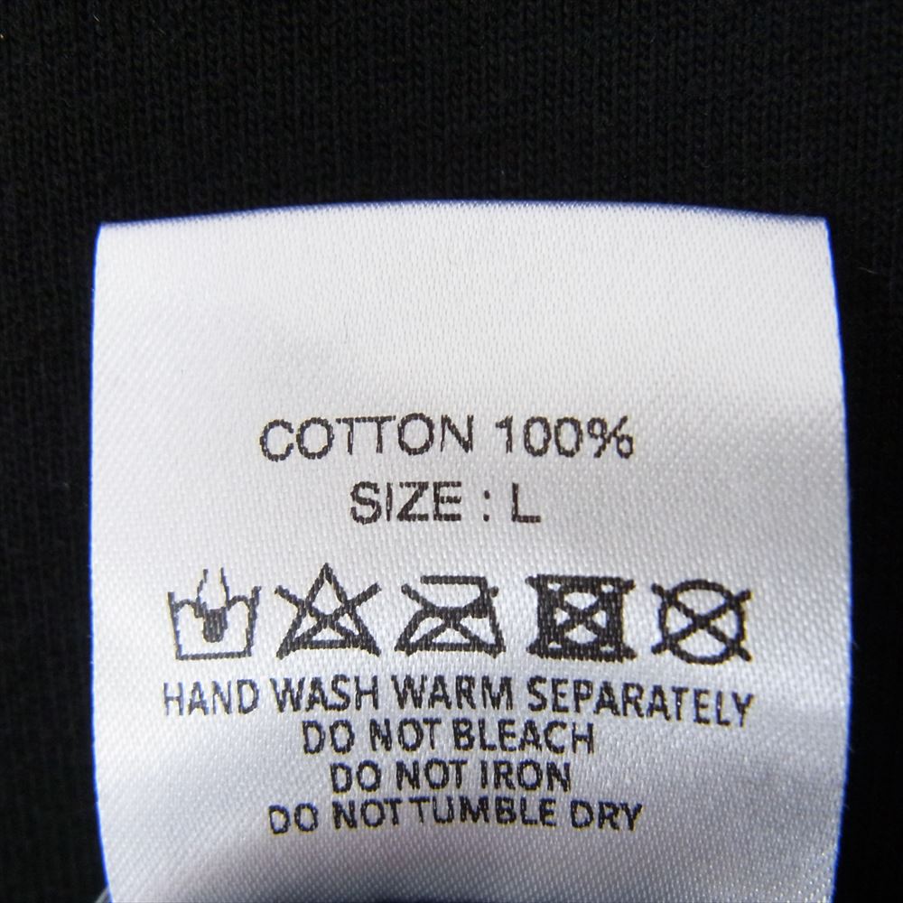 GOD SELECTION XXX ゴッドセレクション × ONE PIECE ワンピース エース プリント 半袖 Tシャツ ブラック系 L【中古】