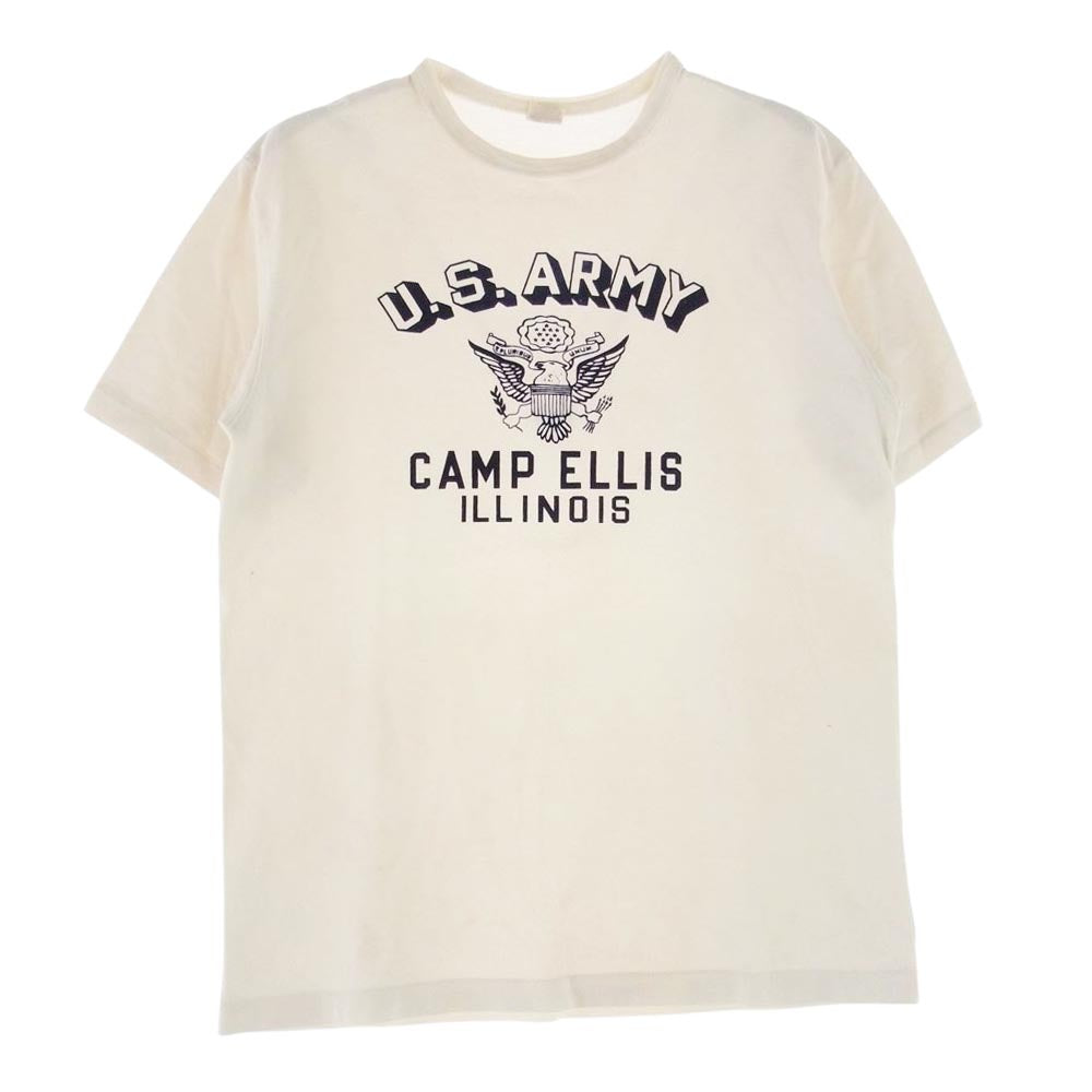 WAREHOUSE ウエアハウス US ARMY CAMP ELLIS フロッキー プリント 