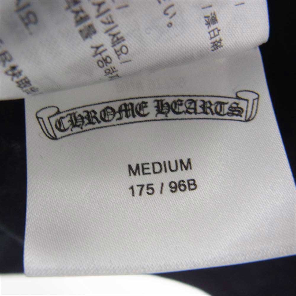 CHROME HEARTS クロムハーツ（原本無） Neon Bar Logo Tee  ネオンバー ロゴ 半袖 Tシャツ  ブラック系 M【中古】