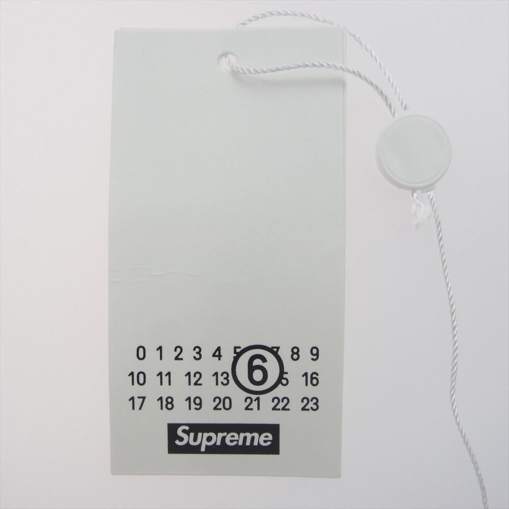 Supreme シュプリーム 24SS MM6 Maison Margiela Box Logo Tee  エムシックス メゾンマルジェラ ボックス ロゴ 半袖 Ｔシャツ ホワイト系 L【中古】