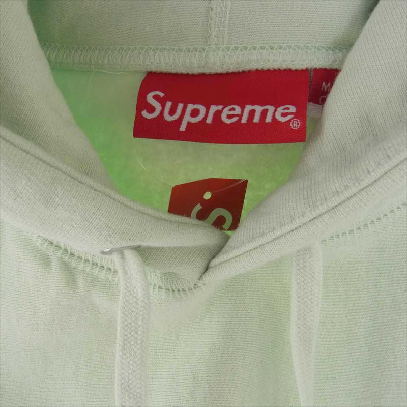 Supreme シュプリーム 23AW Box Logo Hooded Sweatshirt Light Green ボックスロゴ スウェット  パーカー ライトグリーン ライトグリーン系 M【極上美品】【中古】