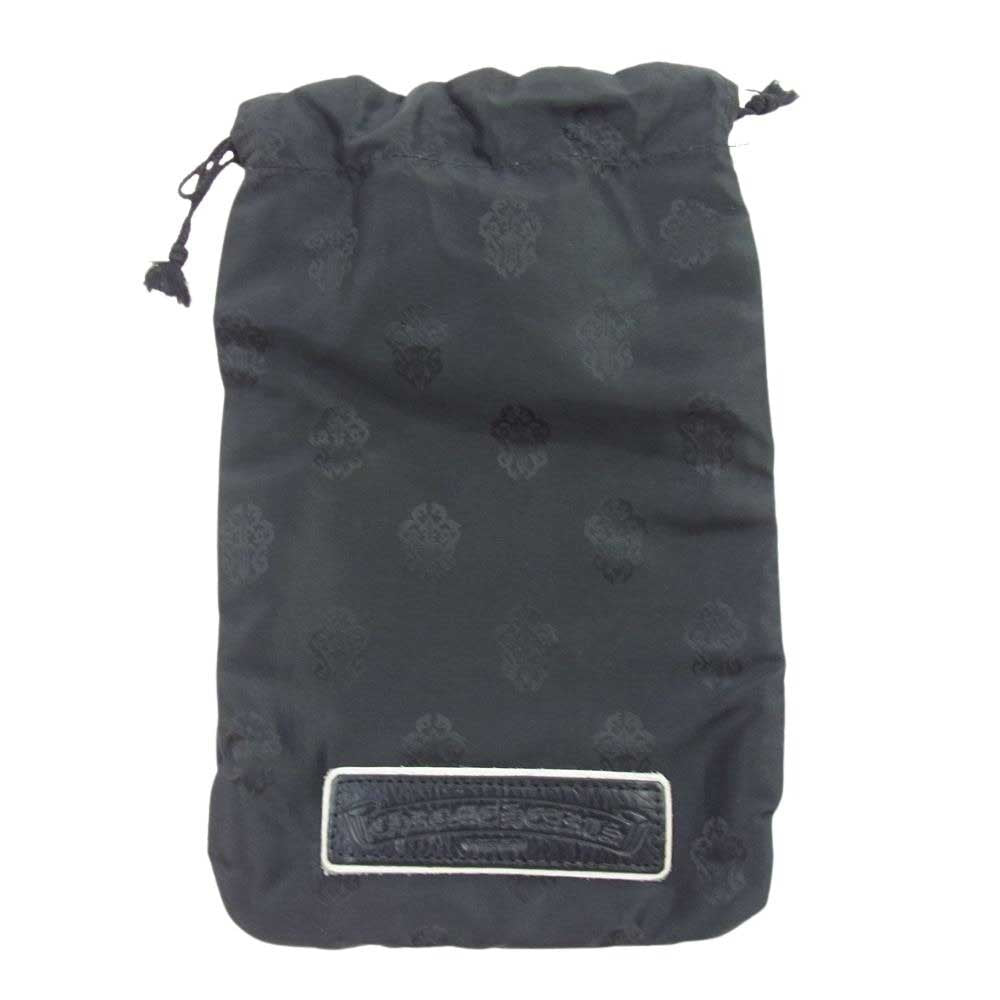 CHROME HEARTS クロムハーツ(原本無) AGENDA アジェンダ ミニ スモール CHクロス セメタリ― クロスパッチ 手帳カバー ホワイト系【中古】